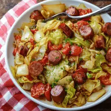 Cabbage and Sausage Skillet