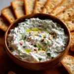 Jalapeno Tzatziki Dip with Feta Cheese