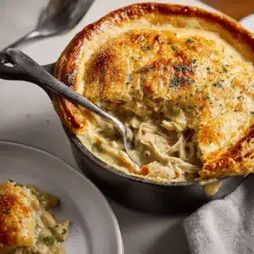 White Chicken Chili Pot Pie