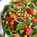 Spinach Chickpea Salad Recipe