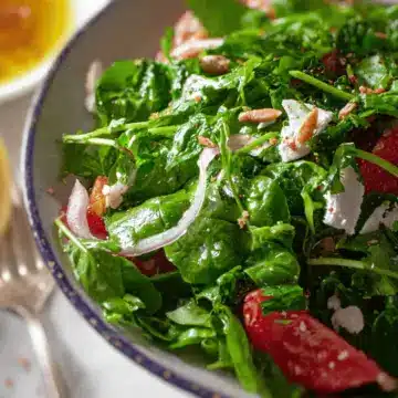 Arugula and Spinach Salad