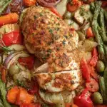 Baked Chicken Breasts and Vegetables
