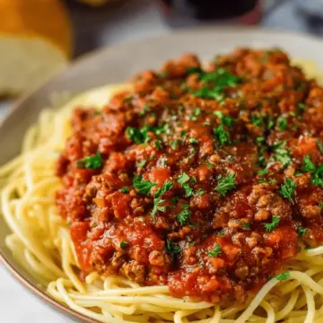Spaghetti Meat Sauce Recipe