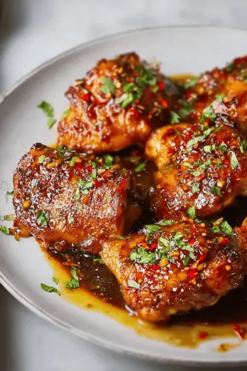 Honey Garlic Chicken Thighs