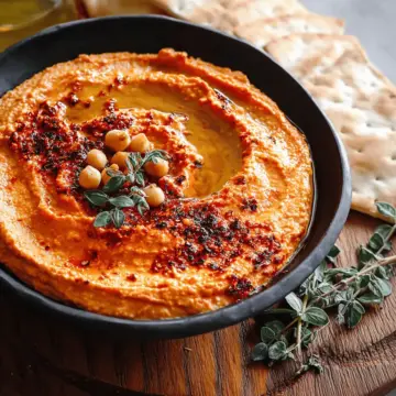 Roasted Red Pepper Hummus
