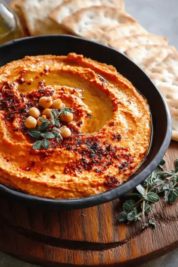 Roasted Red Pepper Hummus