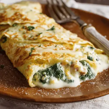 Spinach and Ricotta Crepes