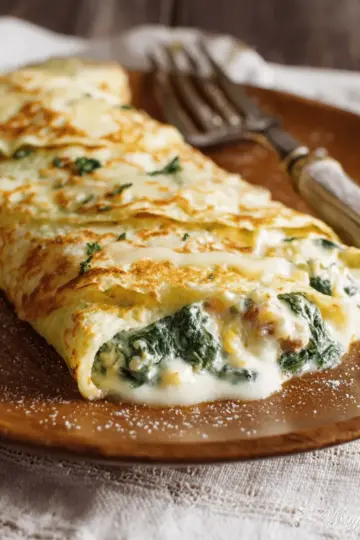 Spinach and Ricotta Crepes