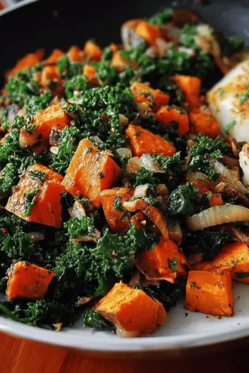 Sweet Potato and Kale Skillet