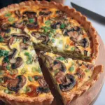 Leek and Mushroom Quiche