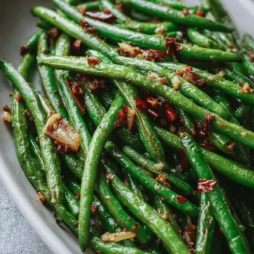 Chinese Garlic Green Beans