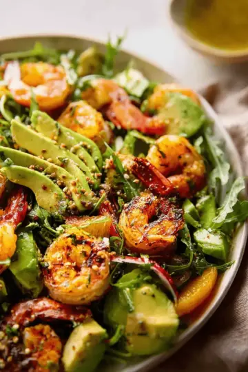 Citrus Grilled Shrimp and Avocado Salad
