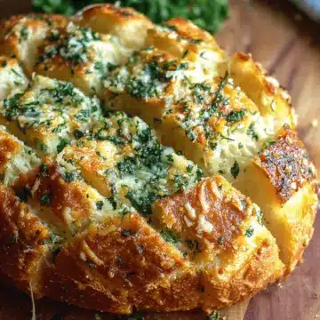 Stuffed Garlic Bread Recipe [Easy and Cheesy!]