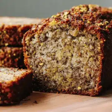 pistachio banana bread