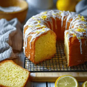 Sour Cream Lemon Pound Cake