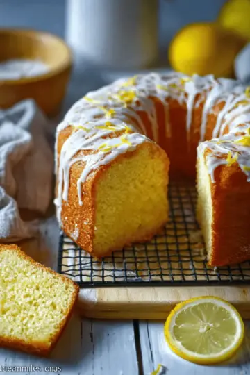 Sour Cream Lemon Pound Cake