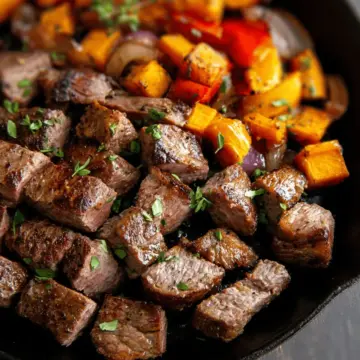 Steak and Sweet Potato Skillet
