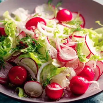Fennel and radish salad