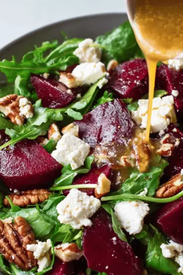Beet and Arugula Salad with Goat Cheese