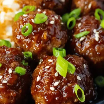 The Best Sticky Asian Glazed Meatballs Recipe
