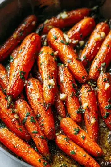 Honey Roasted Carrots With Garlic Butter