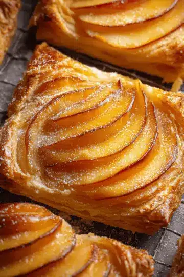 Peach Puff Pastry