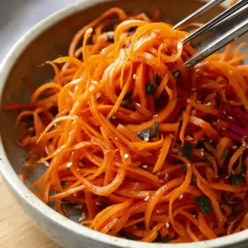 Spicy Korean Carrot Salad Recipe