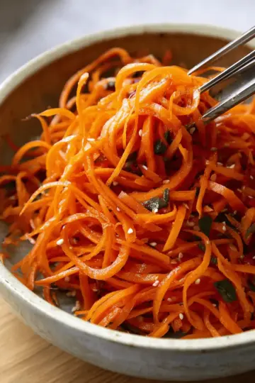 Spicy Korean Carrot Salad Recipe