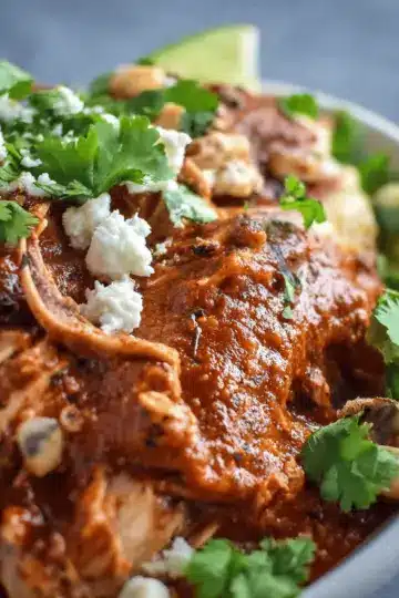 Crockpot Mexican Chicken Mole