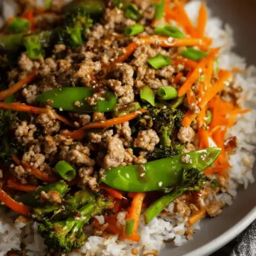 Ground Turkey Teriyaki Stir Fry