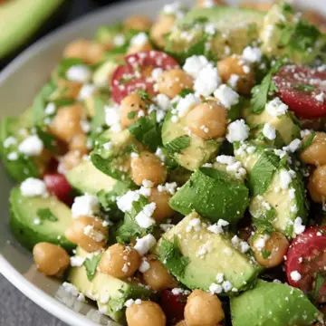 Chickpea, Avocado, & Feta Salad