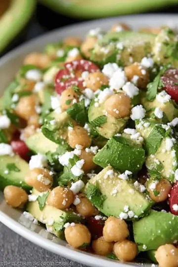 Chickpea, Avocado, & Feta Salad