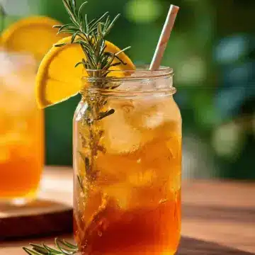 Orange Rosemary Iced Tea Recipe