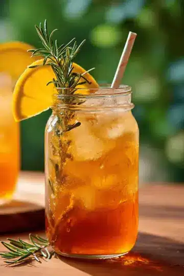 Orange Rosemary Iced Tea Recipe