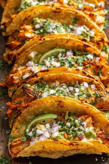 20 Minute Mini Baked Chicken Tacos