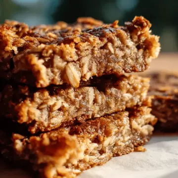 Banana Oat Bars