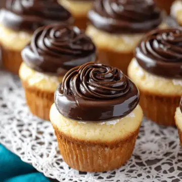 Boston Cream Pie Cupcakes