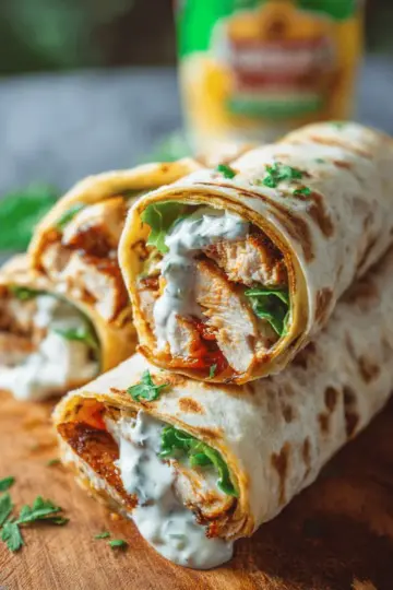 Chicken Ranch Wraps
