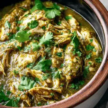 Crockpot Salsa Verde Chicken