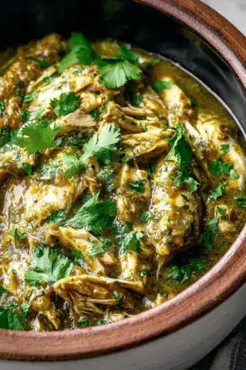 Crockpot Salsa Verde Chicken