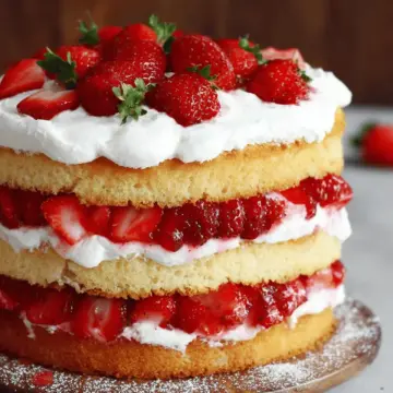 Strawberry Shortcake Cake