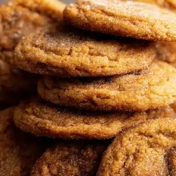 Chewy Pumpkin Snickerdoodle Cookies
