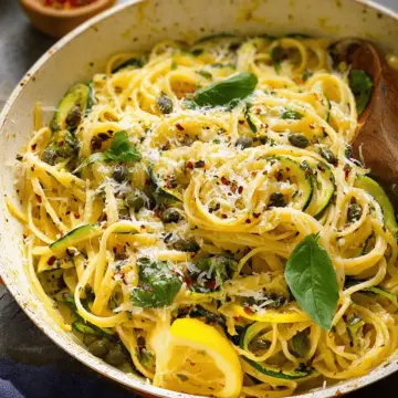 Lemon Zucchini Pasta