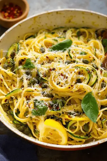 Lemon Zucchini Pasta