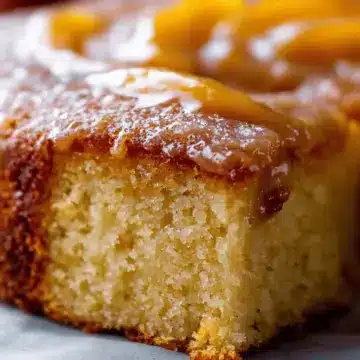 Brown Sugar Peach Cake