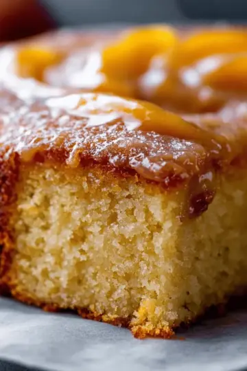 Brown Sugar Peach Cake
