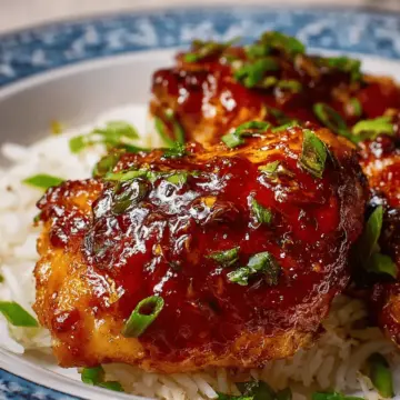 Honey-Garlic Slow Cooker Chicken Thighs