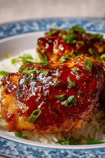 Honey-Garlic Slow Cooker Chicken Thighs