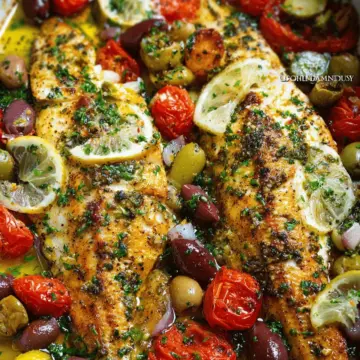 Easy Mediterranean Baked Fish