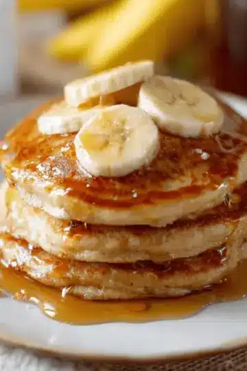 Brown Sugar Banana Pancakes